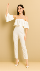 Off-Shoulder Jumpsuit