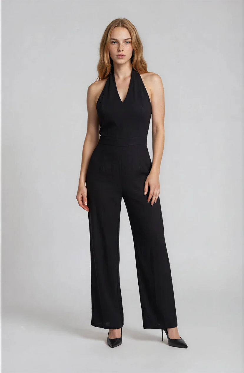 Noir Halter Jumpsuit