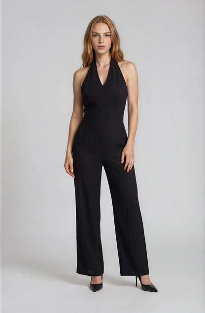 Noir Halter Jumpsuit