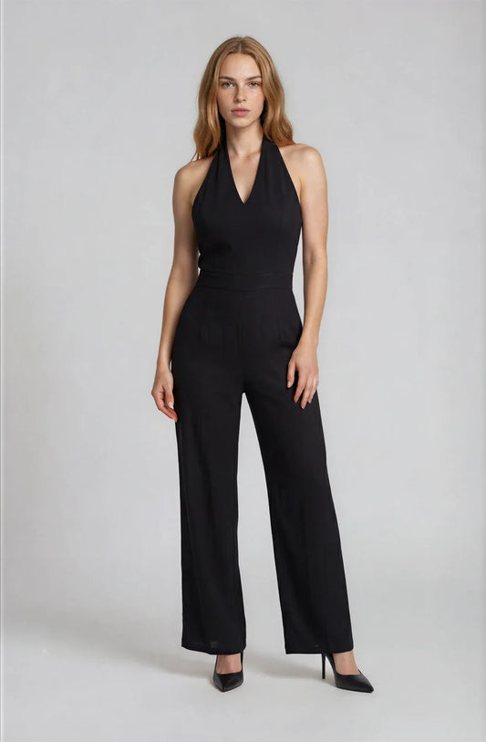 Noir Halter Jumpsuit