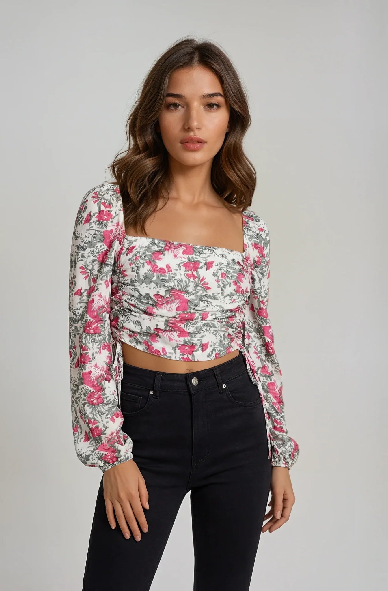 Rosewood Ruched Top