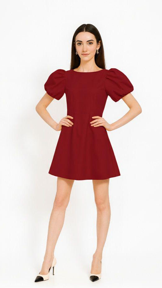 Puff Sleeve Dress